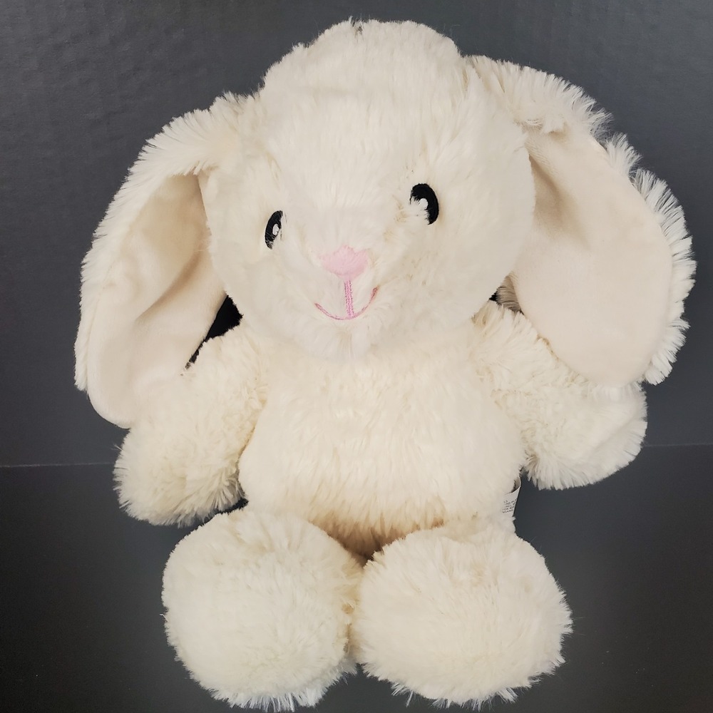 GOFFA Cream EasterBunny Rabbit Baby Rattle Plush